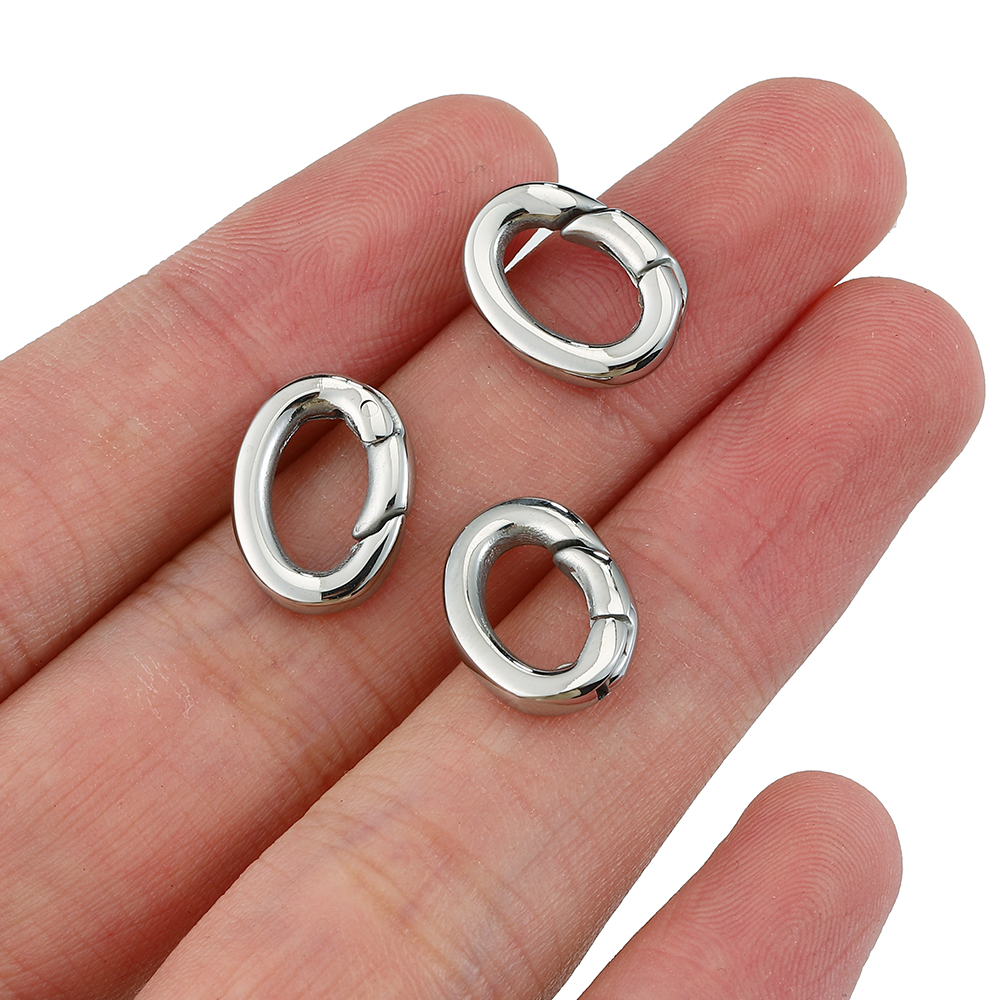 2pcs/1pc Stainless Steel Sprin – Jewelry Making A Ring Bewertung und Preis