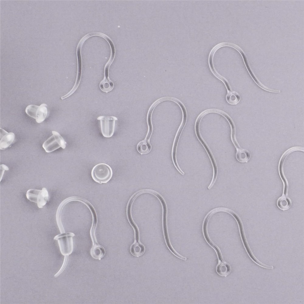 40pcs Clear Plastic Earring Ho – Jewelry Making Name Bewertung und Preis