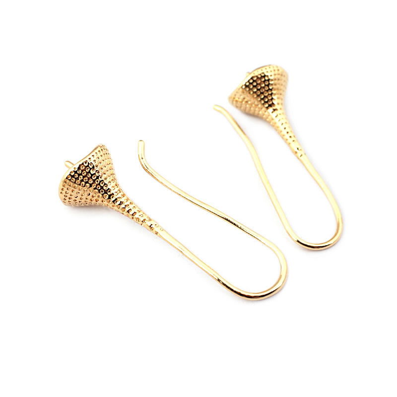 18K Gold Color Brass Can fit H – Jewelry Making Earrings Bewertung und Preis
