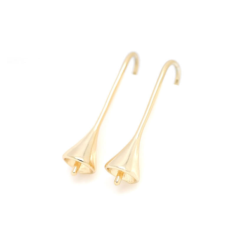 18K Gold Color Brass Can fit H – Jewelry Making Earrings Bewertung und Preis