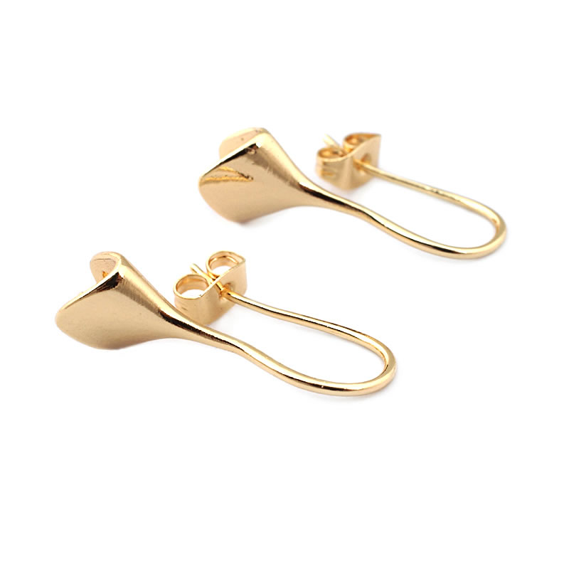 18K Gold Color Brass Can fit H – Jewelry Making Earrings Bewertung und Preis