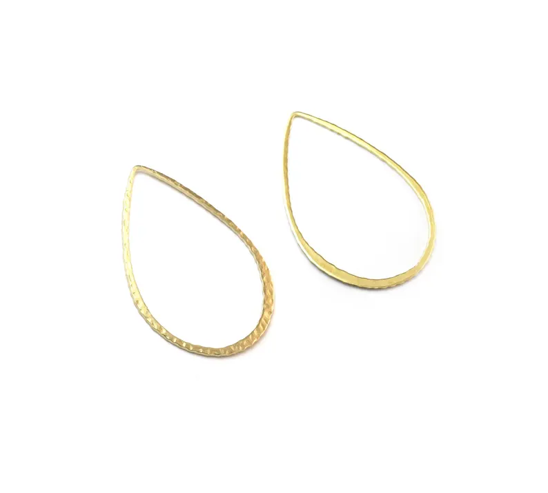 10pcs Hammered Teardrop Charm, – Jewelry Making Hammer Bewertung und Preis