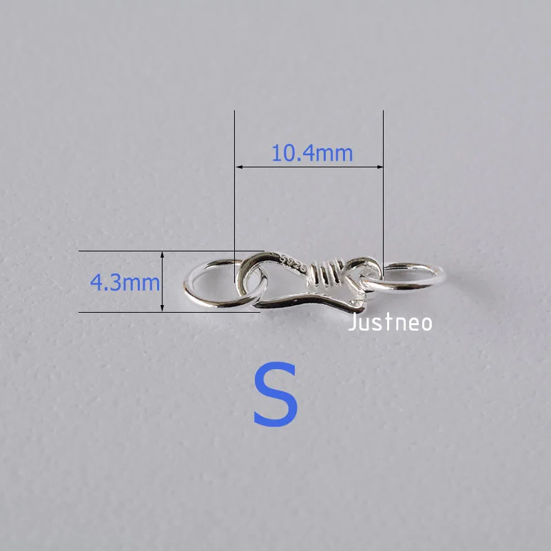 Sterling Silver S Hook & Eye F – Jewelry Making Silver Bewertung und Preis