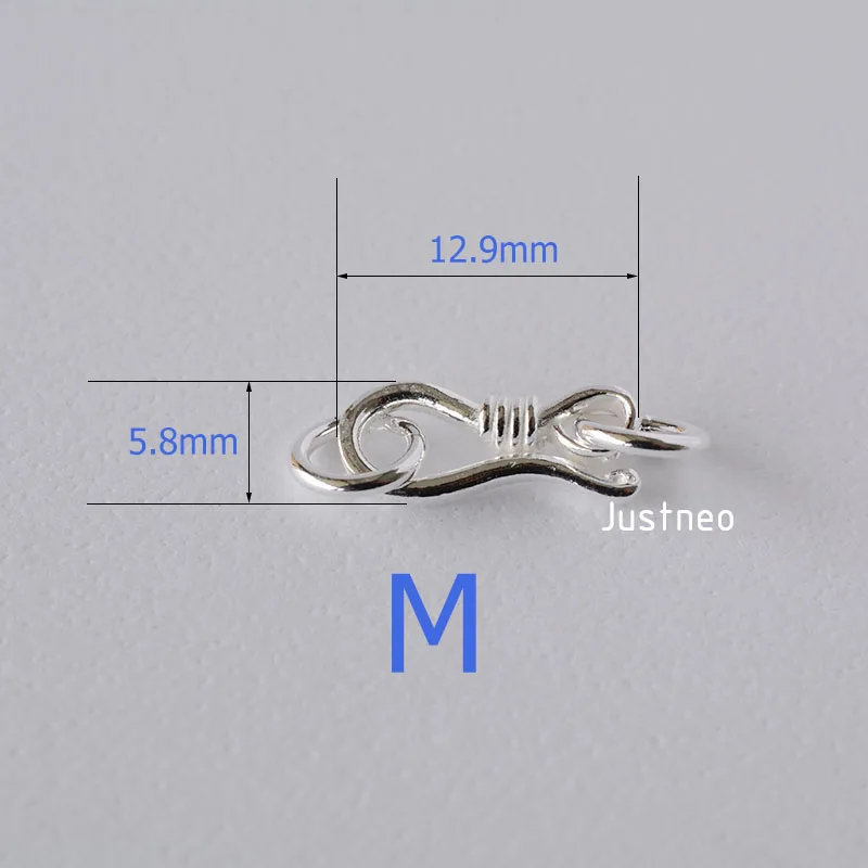 Sterling Silver S Hook & Eye F – Jewelry Making Silver Bewertung und Preis