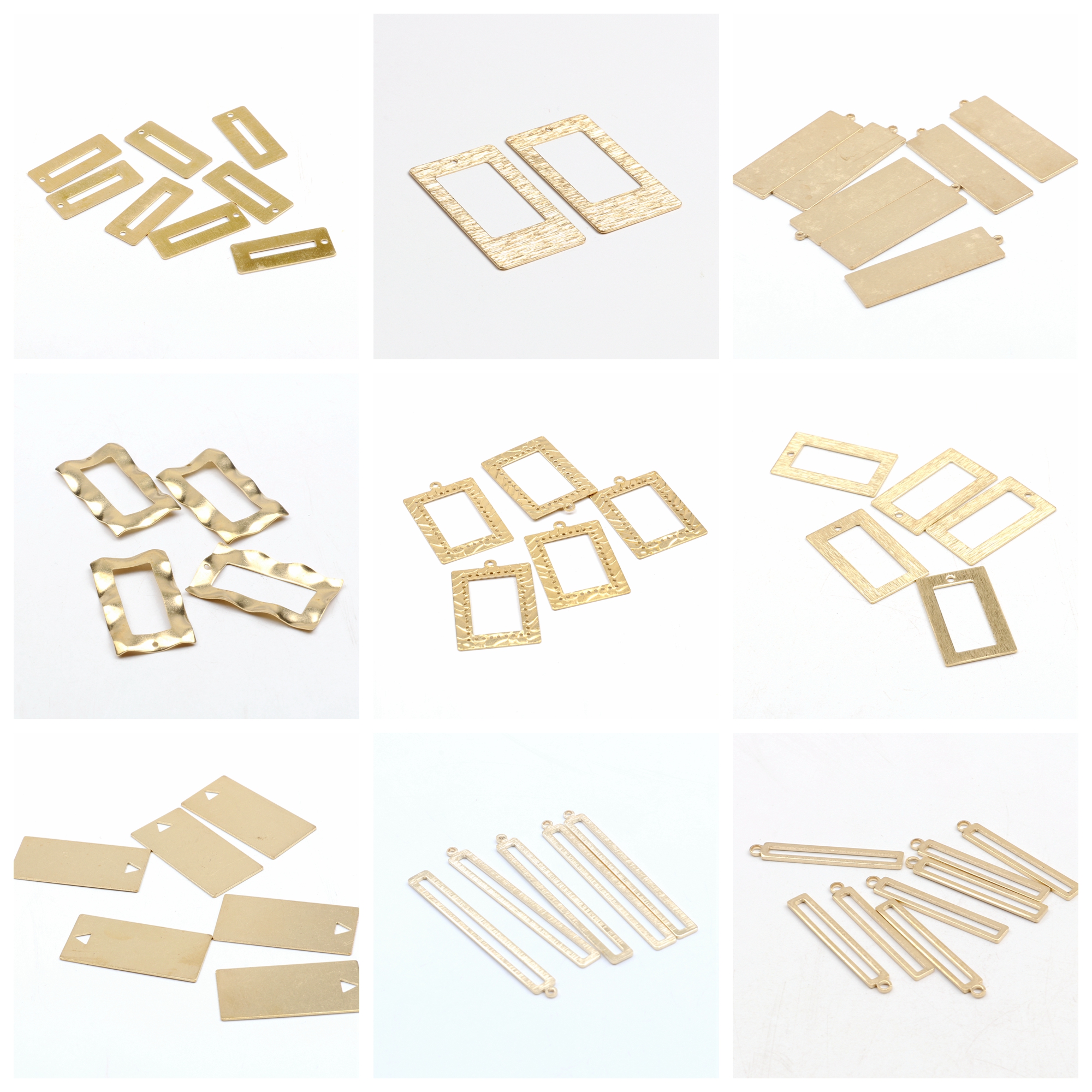 Hammered Brass Charms,Rectangl – Jewelry Making Hammer Bewertung und Preis