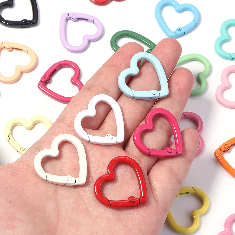 5pcs Alloy Heart Spring Clasps – Jewelry Making Name Bewertung und Preis