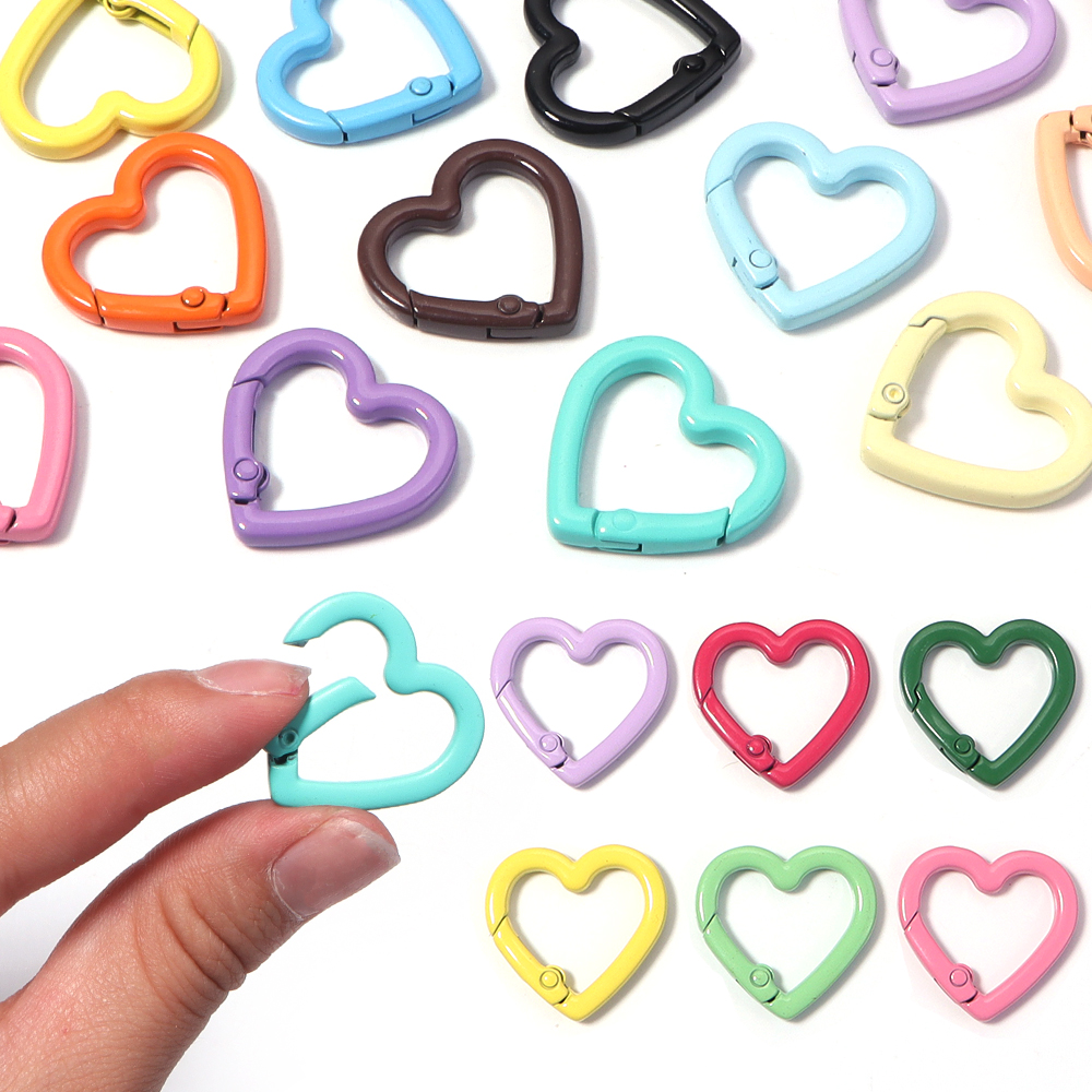 5pcs Alloy Heart Spring Clasps – Jewelry Making Name Bewertung und Preis