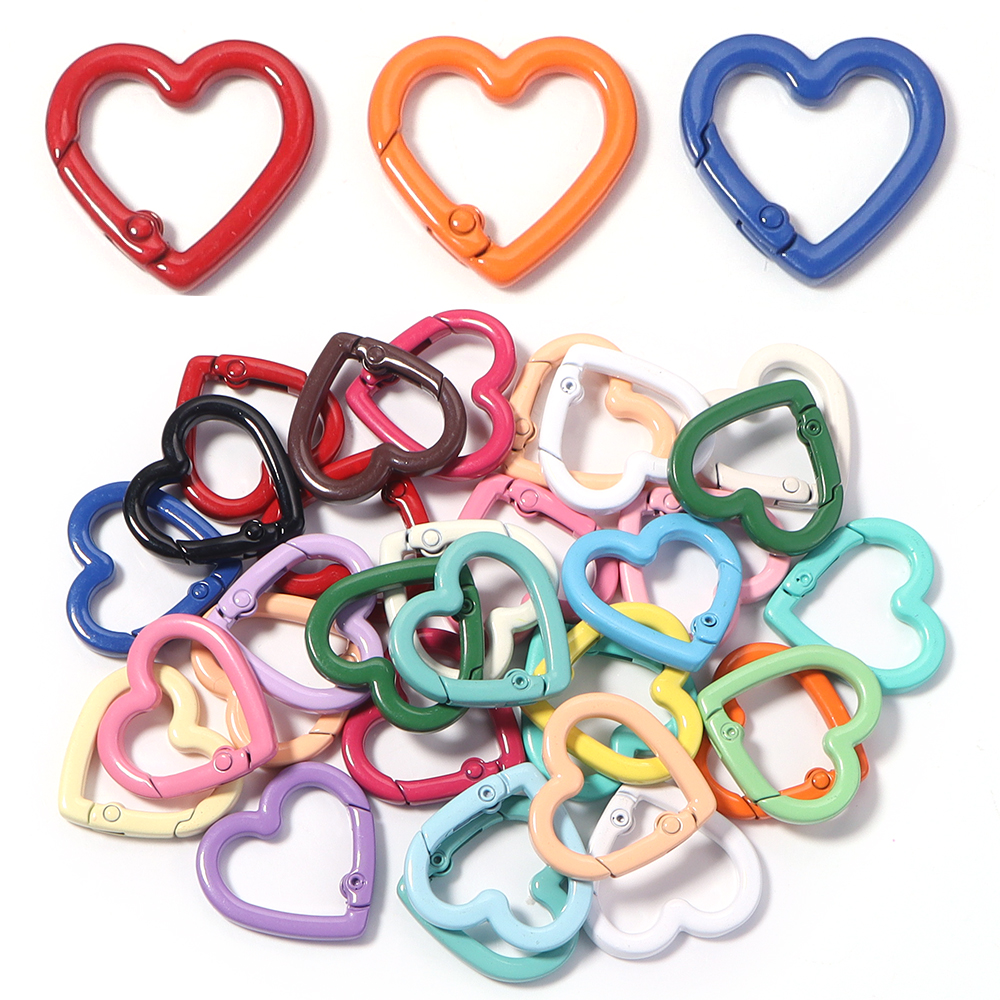 5pcs Alloy Heart Spring Clasps – Jewelry Making Name Bewertung und Preis