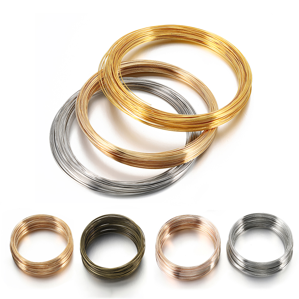 100 Loops Gold Steel Color Mem – Memory Wire Bracelet Bewertung und Preis