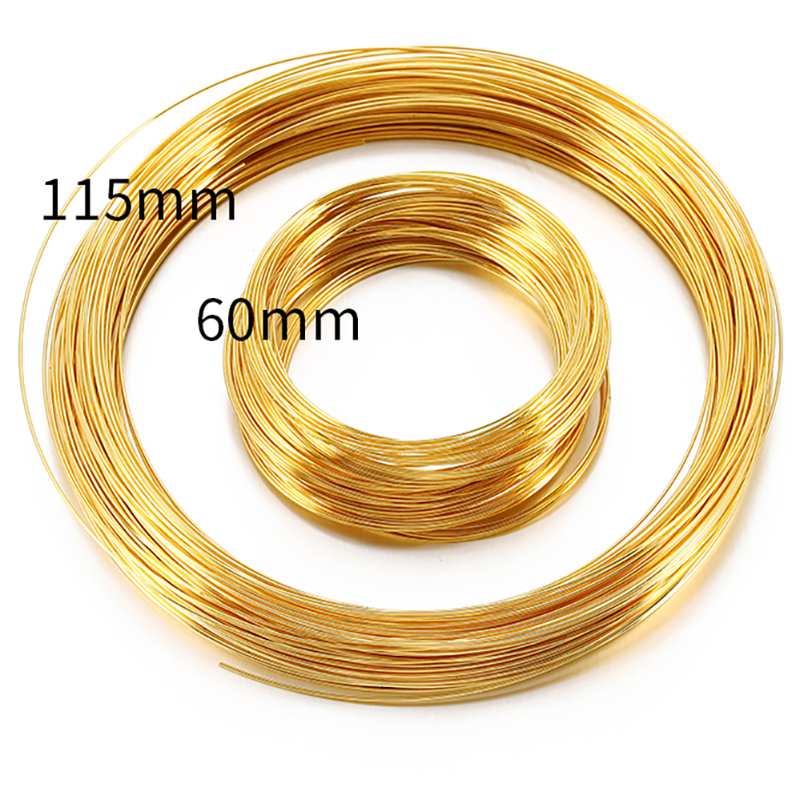 100 Loops Gold Steel Color Mem – Memory Wire Bracelet Bewertung und Preis