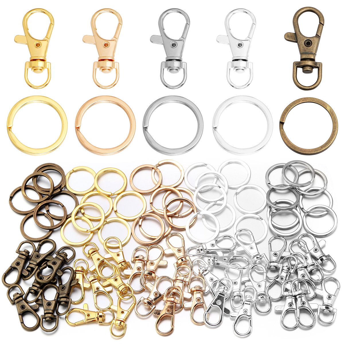 10Sets Alloy Swivel Lobster Cl – Jewelry Making A Ring Bewertung und Preis