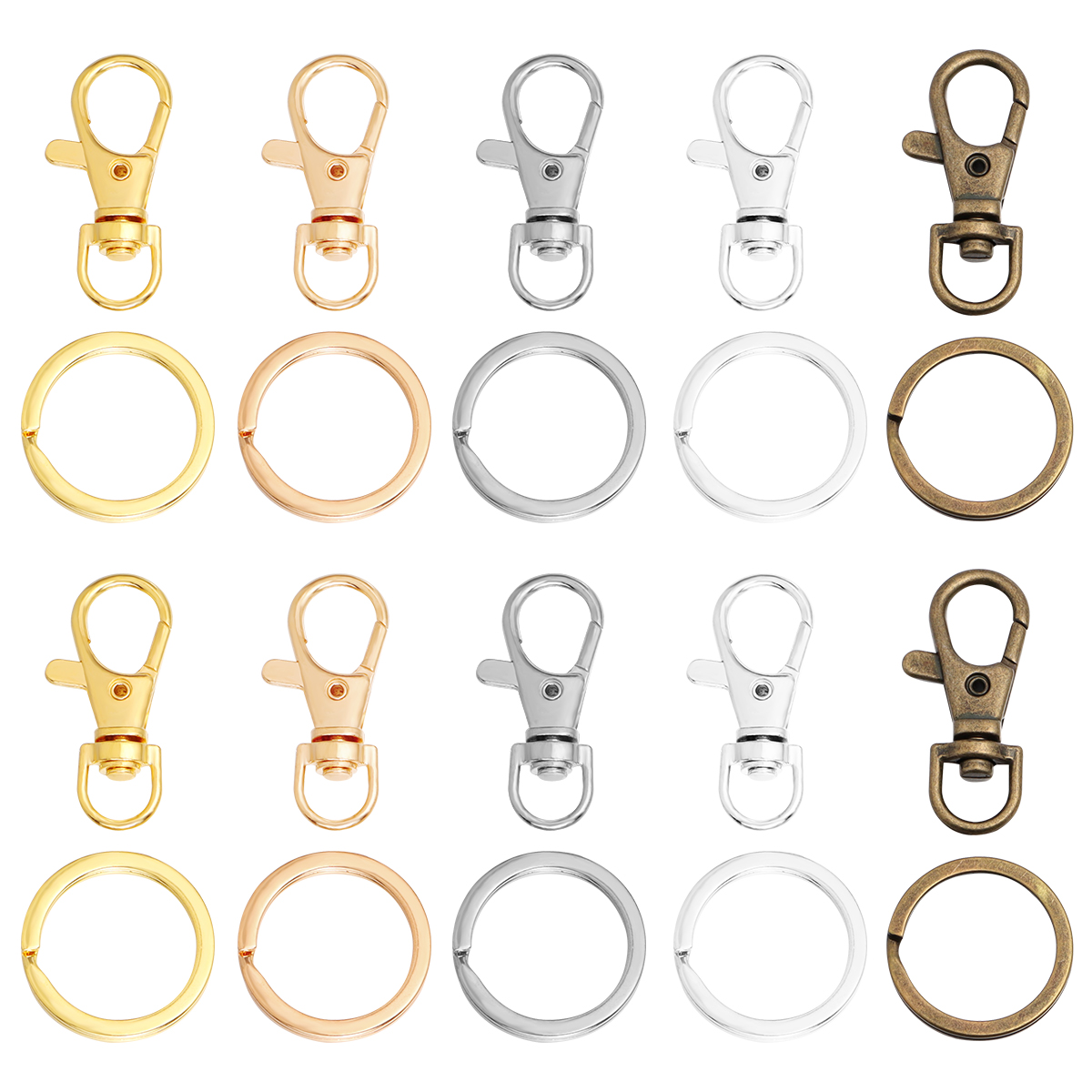 10Sets Alloy Swivel Lobster Cl – Jewelry Making A Ring Bewertung und Preis