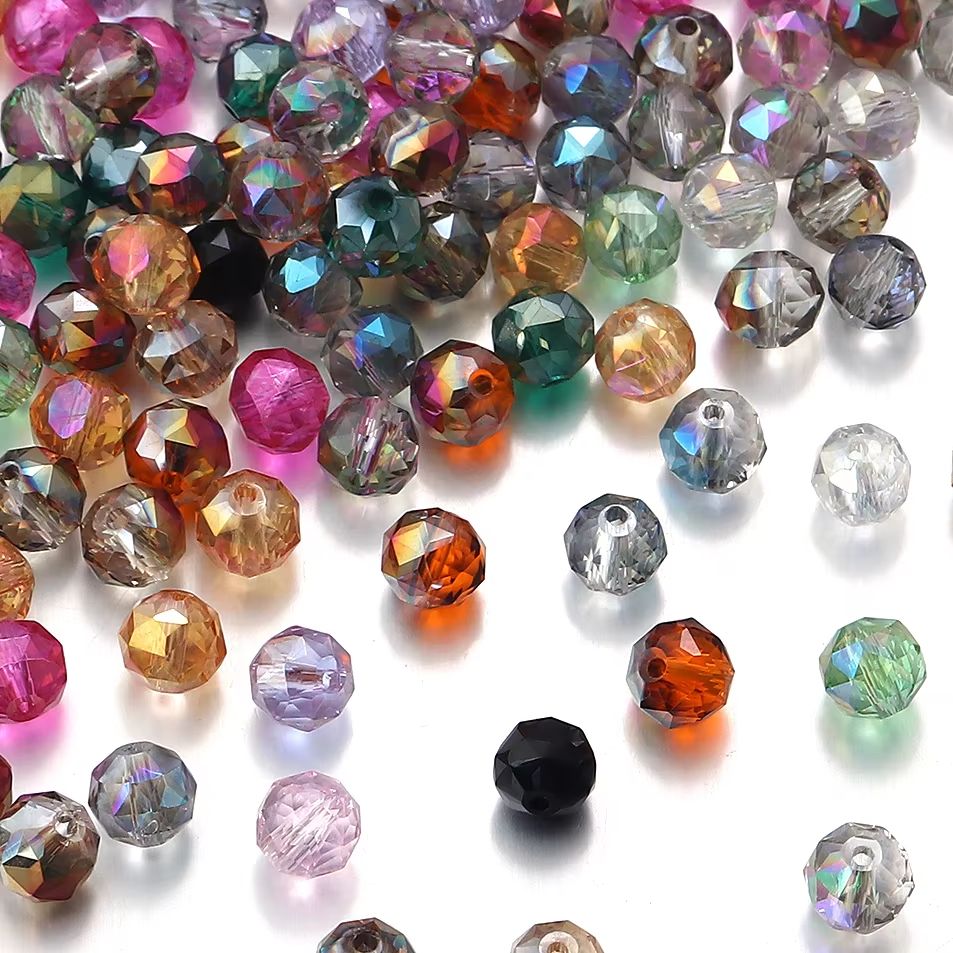 50pcs/lot Austria Crystal Glas – Crystal Bead Mix Bewertung und Preis
