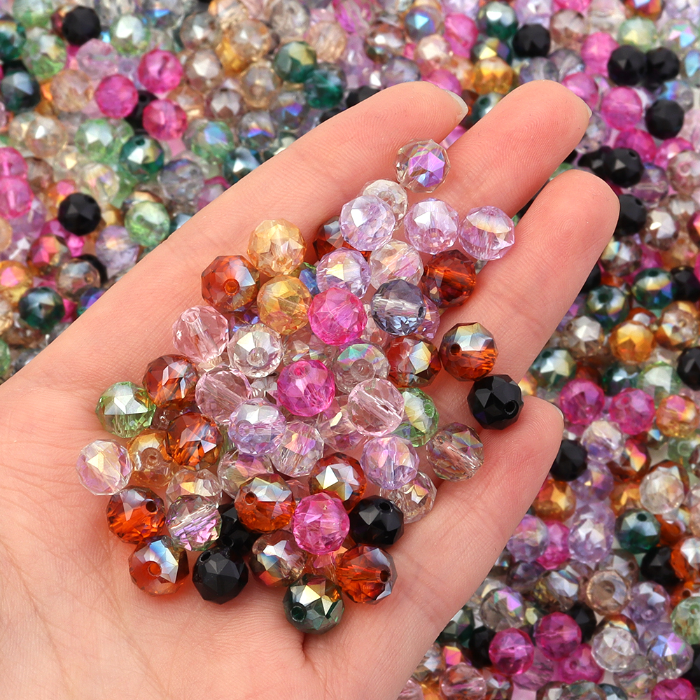 50pcs/lot Austria Crystal Glas – Crystal Bead Mix Bewertung und Preis