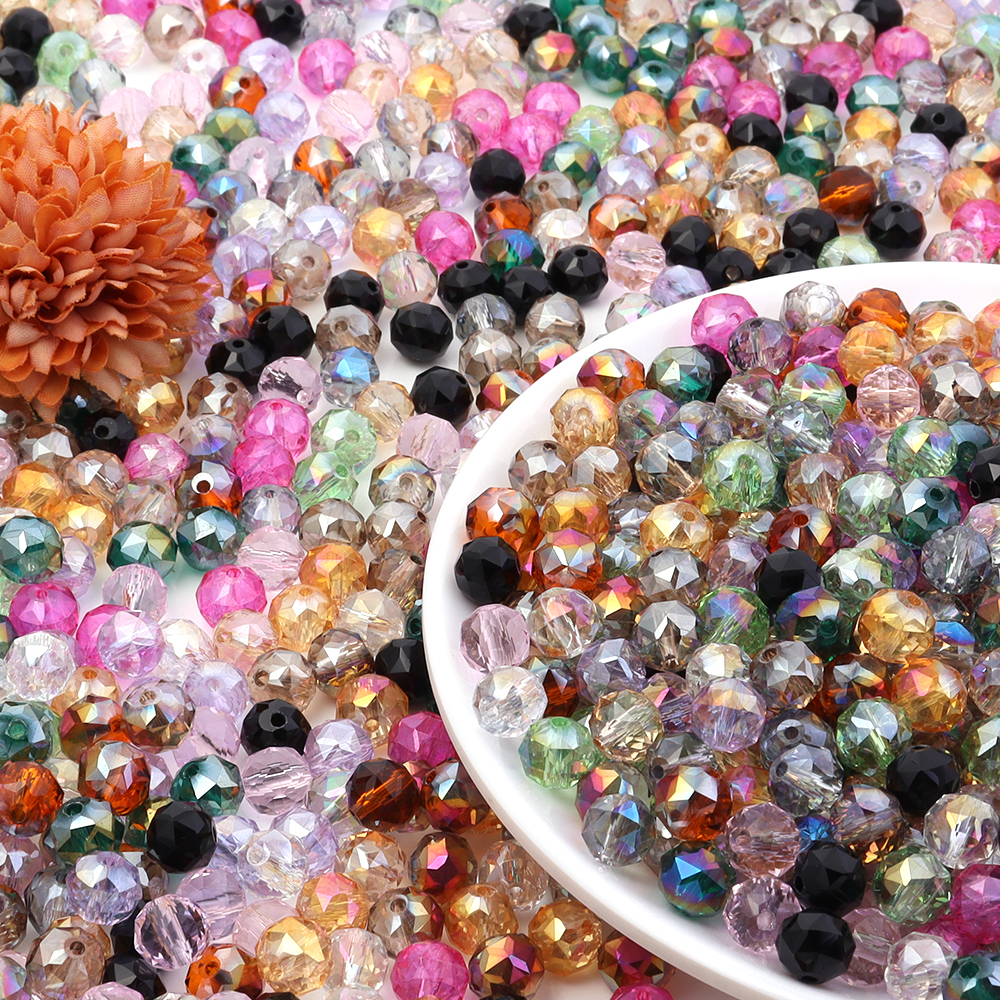 50pcs/lot Austria Crystal Glas – Crystal Bead Mix Bewertung und Preis